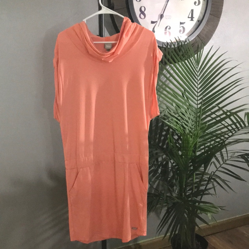 08- Bench Coral Hooded Dress W/pockets size L